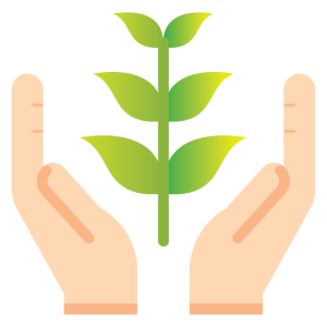 Illustration of a shrinking footprint